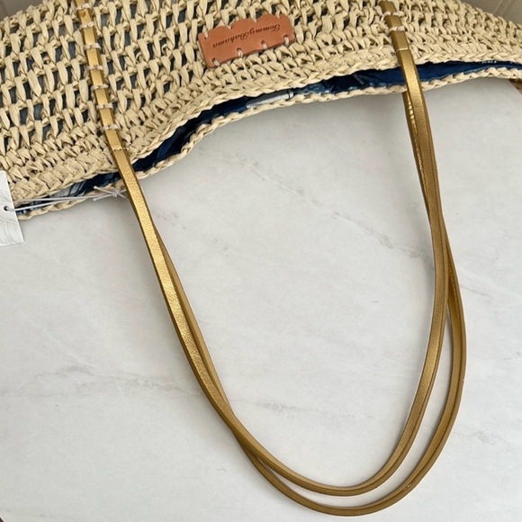 Tommy Bahama Sunchaser Straw Tote NWT - Picture 6 of 11